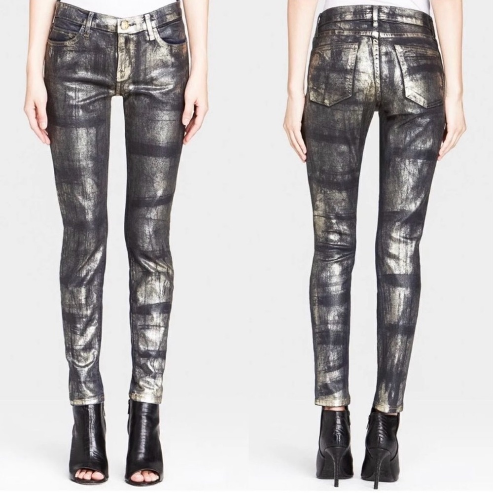 Size 26 Current and Elliott the Skinny Jean Fools Gold